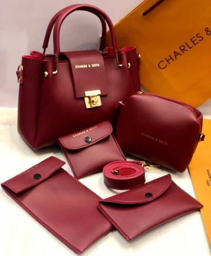 Charles&keith Good quality 5 pcs beautiful handbag 👜