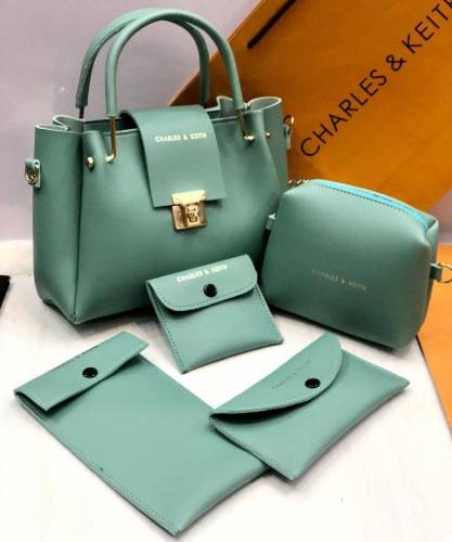 Charles&keith Good quality 5 pcs beautiful handbag 👜