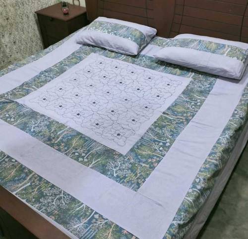 3 PCs double bedsheets cotton 