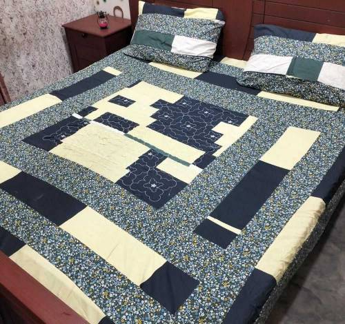 3 PCs double bedsheets cotton 
