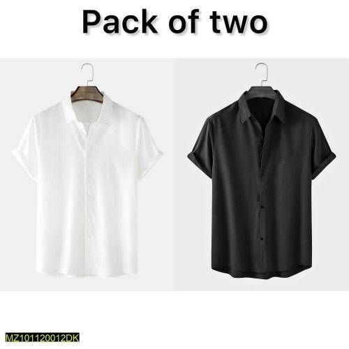 Pack Of 2 Men Cotton Shirts 