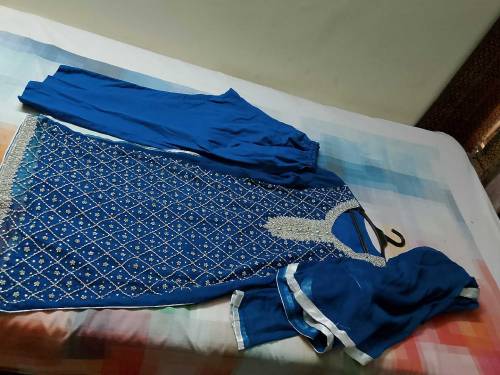 fancy beautiful dress in zink clour 