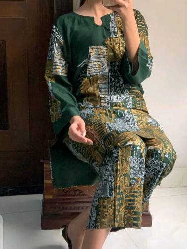 2 PC STITCHED LADIES SUIT PARTY WEAR DRESS 👗