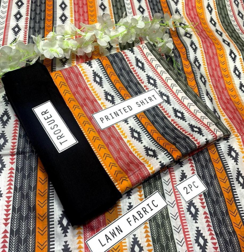 printed lawn suit 2PC 