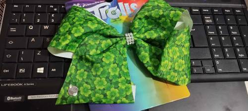 beautiful plain and fancy bow pin