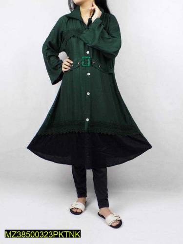 3 Pcs women plain Suit