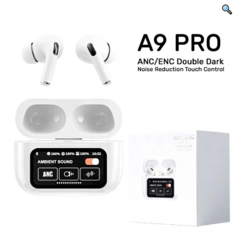 A9 Pro High Quality Sound, ENC Noise Reduction Wireless AirPods 