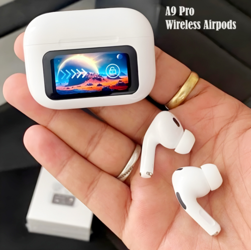 A9 Pro High Quality Sound, ENC Noise Reduction Wireless AirPods 