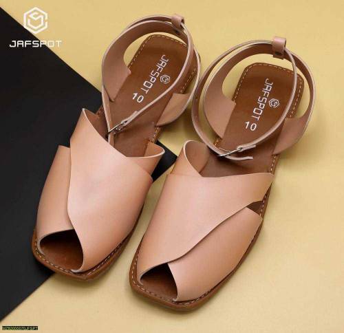 Woman Handmade Peshawari Sandle, JF032, Pink 