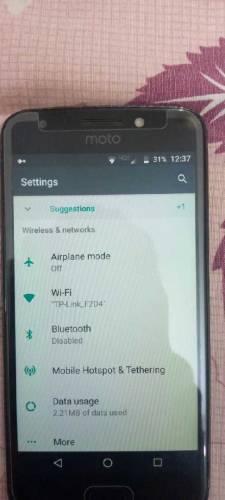 Motorola e4 plus with box pta approved slightly used