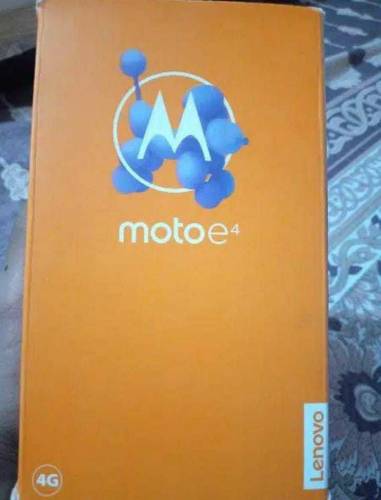 Motorola e4 plus with box pta approved slightly used