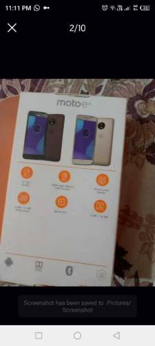 Motorola e4 plus with box pta approved slightly used