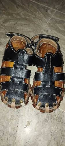 boys leather chappel 1 time used on eid day for few hours