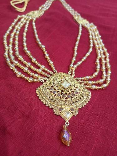 bridal set golden 