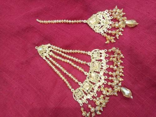 bridal set golden 