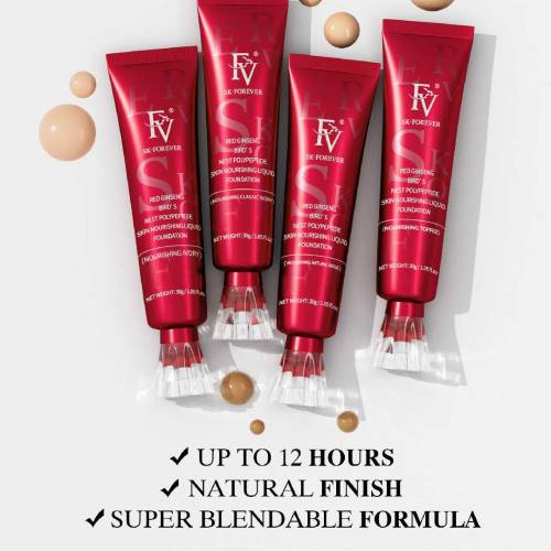 famous liquid foundation Fv ivory shade 