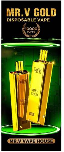 MR.V Gold 10k puffs Vape Disposable 