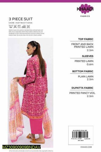 3pcs lawn suit