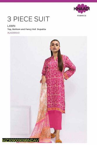 3pcs lawn suit