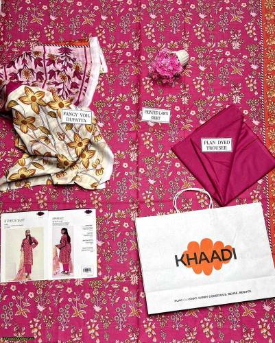 3pcs lawn suit