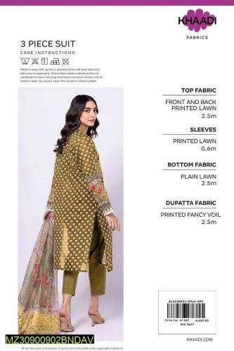 3pcs lawn suit