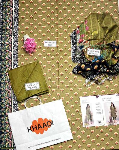 3pcs lawn suit