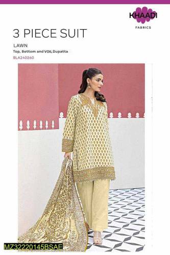 3pcs lawn suit