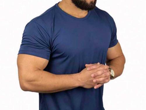 Men's dri Fit Plain Half Sleeves shirts .pack of 3 .