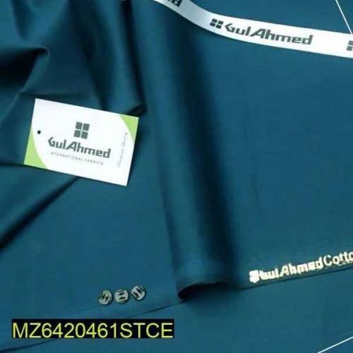 Men's unstitched Cotton plain suit 