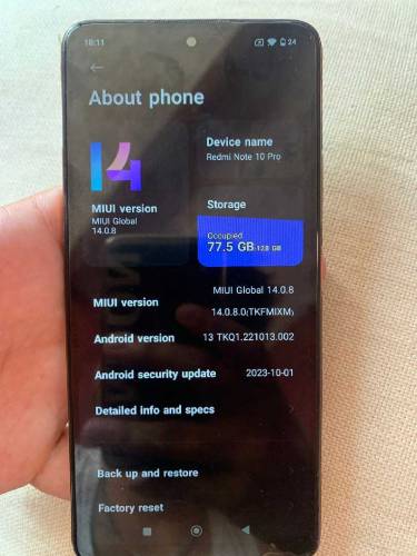 Xiaomi Note 10 Pro 8/128 (33000)Rs