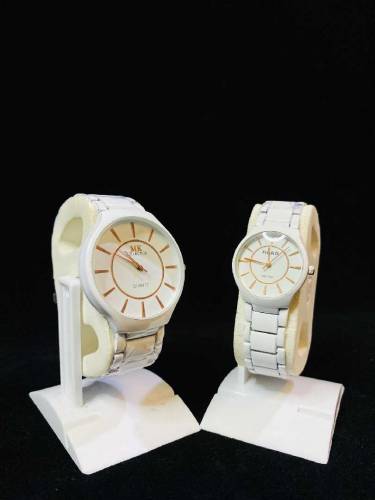white stylish pair