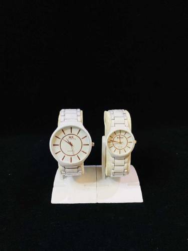 white stylish pair