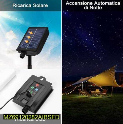 Solar string lights 