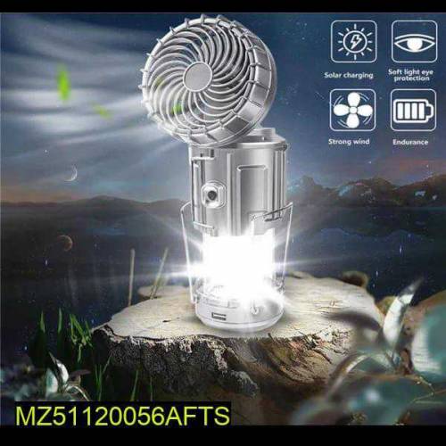Solar fan Emergency light