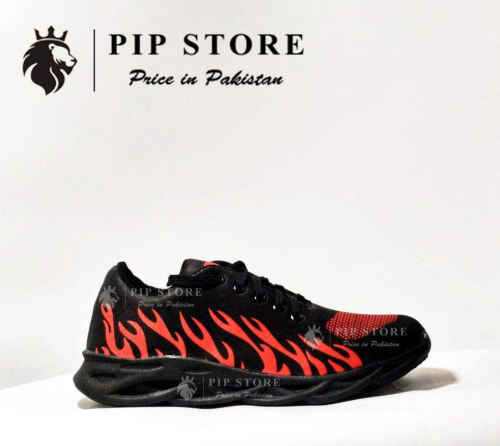 Men's rubber comfortable jogger's red fire 