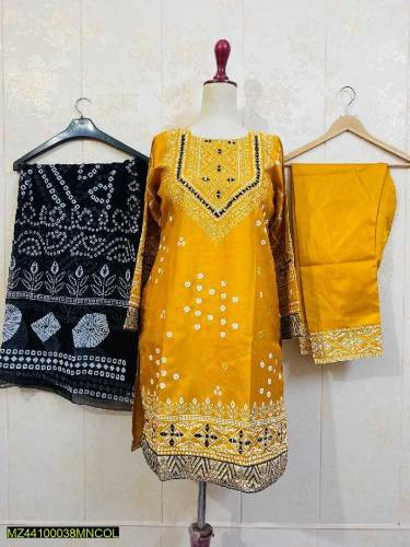 women 3pc stitched suit