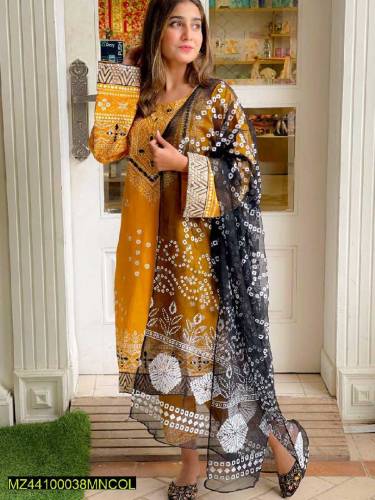 women 3pc stitched suit