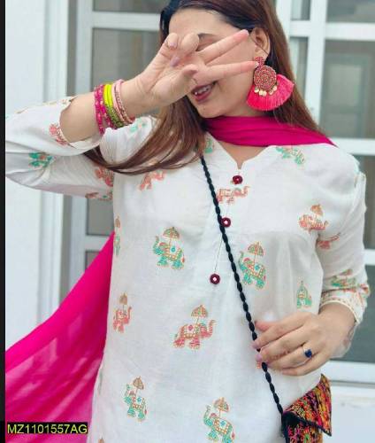 women 3pc stitched suit