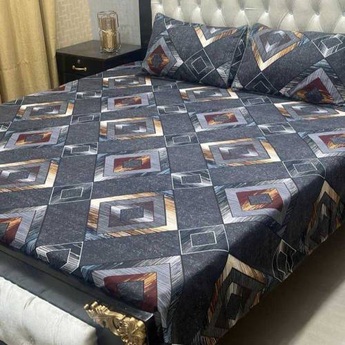 3 PCs Double bedsheet 