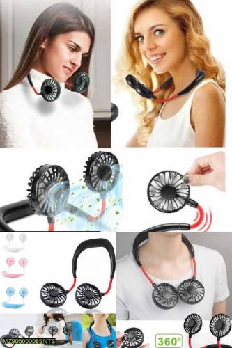 Portable Hanging Neck small Fan for Men's and Women's 
