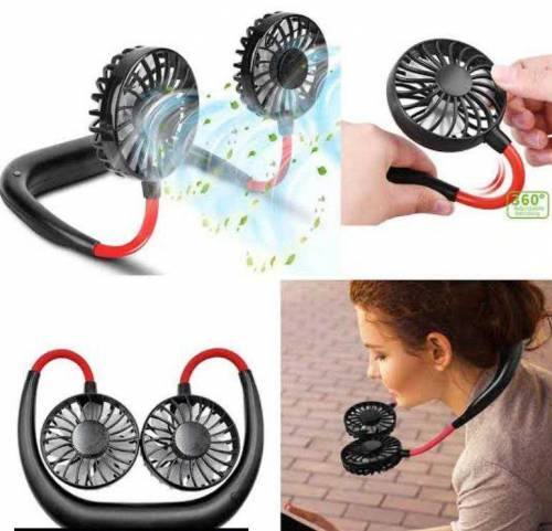 Portable Hanging Neck small Fan for Men's and Women's 