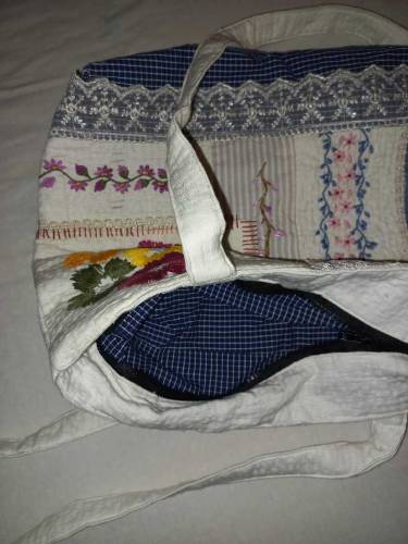 beautiful handmade hand embroidery and hand painted tote bags