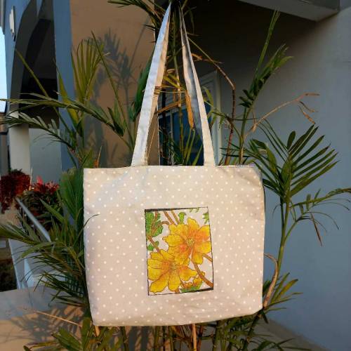 beautiful handmade hand embroidery and hand painted tote bags