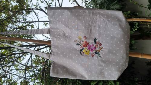 beautiful handmade hand embroidery and hand painted tote bags