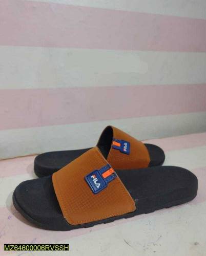 men's artificial leather casual slippers 