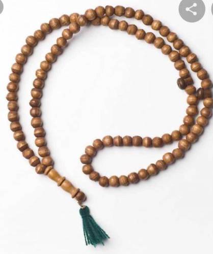 Olive wood rosaryزیتون کی لکڑی کی تسبح 