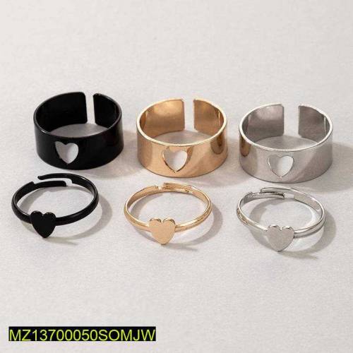 6 PCs Ring Set