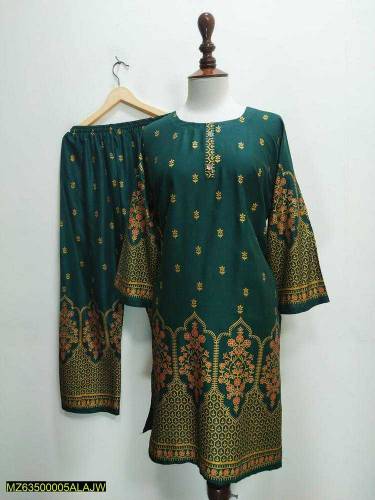 •  Fabric: Linen•  Product Type: Suit•  Pattern: Printed•  Neck Type: 