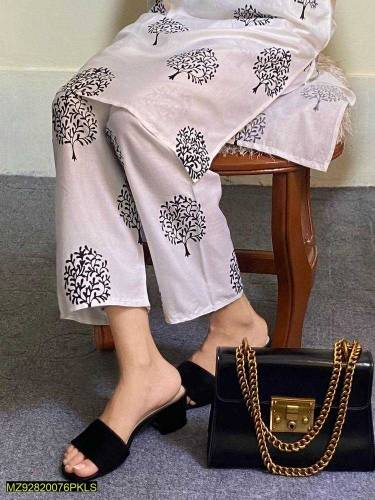 2 Piece Women's Lawn Printed Suit