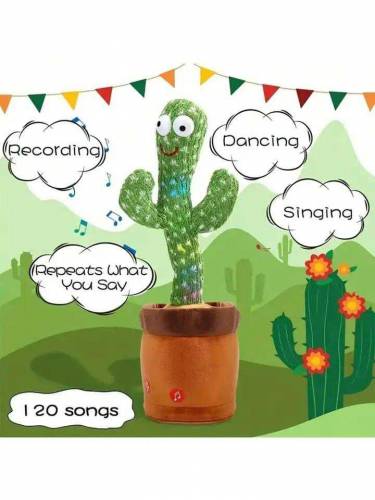 Dancing cactus plush toy for kid